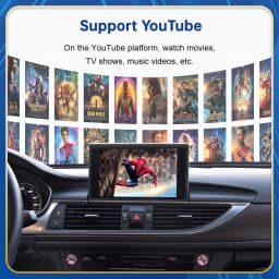 Road Top Wireless Android Auto For Audi Car A6 A7 RMC 3G MMI MHI2 2012-2018 Carplay Interface Mirror Link Air Play