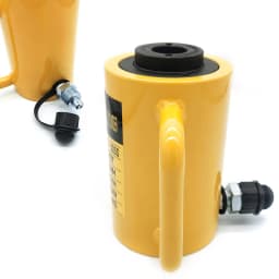 20 Ton 2" Ram Stroke Manual Oil Pump Hydraulic Cylinder Jack Hollow Cylinder CP-700B