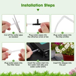 Outdoor Solar Power Timer Smart Drip Irrigation System Watering Machine Intelligent Irrigation Machine 3W Integrated Control