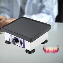 Powerful Dental Square Quartet Vibrator Lab Vibrator Plaster Oscillator Gypsum Mixing Machine Lab Equipment JG-203 120W