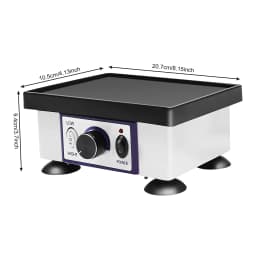 Powerful Dental Square Quartet Vibrator Lab Vibrator Plaster Oscillator Gypsum Mixing Machine Lab Equipment JG-203 120W