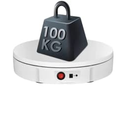100kg Load 30cm 360 Degree Electric Rotary Display Stand For Displaying Jewelry, Cakes, Clothing And Model Photography