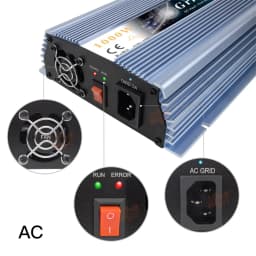 1400W Grid Tie Micro Inverter MPPT DC18V 36V to AC 230V for Solar Panel and Wind Power Inverter Household Inverter