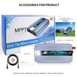 1400W Grid Tie Micro Inverter MPPT DC18V 36V to AC 230V for Solar Panel and Wind Power Inverter Household Inverter