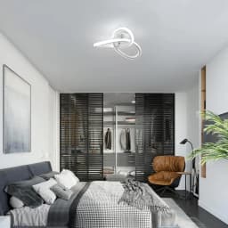 White Hallway Light Modern LED Ceiling Light for Balcony Corridor Closet Bedroom Bathroom Kitchen Livingroom 6500K White Cold