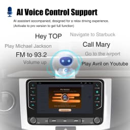 ESSGOO 2 Din Android 15 Car Radio Wireless Carplay Car Multimedia Player GPS WiFi For Volkswagen Skoda Octavia golf 5 6 touran passat polo Jetta