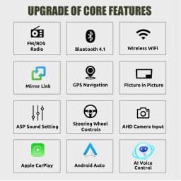 ESSGOO 2 Din Android 15 Car Radio Wireless Carplay Car Multimedia Player GPS WiFi For Volkswagen Skoda Octavia golf 5 6 touran passat polo Jetta