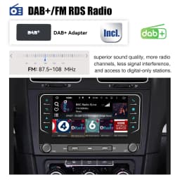 ESSGOO 2 Din Android 15 Car Radio Wireless Carplay Car Multimedia Player GPS WiFi For Volkswagen Skoda Octavia golf 5 6 touran passat polo Jetta