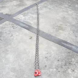 3M/5M 1-Strand Chain Hangers Chain 8mm Chain Sling Lifting Tool 2T Convenient Lifting Tool for Mining Machinery Ports Building
