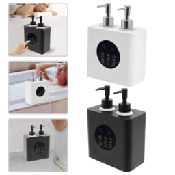 Two-Bottle Design Electric Massage Oil Warmer 360° Rapid Independent Heating Control Oil Heater Tools With LED
