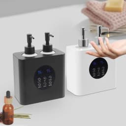 Two-Bottle Design Electric Massage Oil Warmer 360° Rapid Independent Heating Control Oil Heater Tools With LED