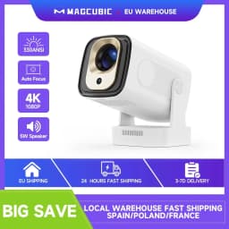 Magcubic HY310 Android 11 Projector 4K Native 1080P Auto Focus Native 330ANSI Dual Wifi BT5.4 Air Mouse Voice Home Outdoor Movie