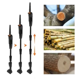 2In1 Electric Telescopic Mini Cordless Chainsaw Branch Saw Tree Saw Pole Saw W/ Rechargeable Battery 552W 1.25M 4500Rpm EU Plug