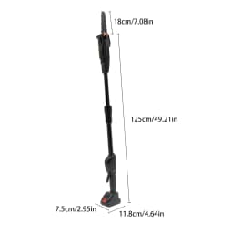 2In1 Electric Telescopic Mini Cordless Chainsaw Branch Saw Tree Saw Pole Saw W/ Rechargeable Battery 552W 1.25M 4500Rpm EU Plug