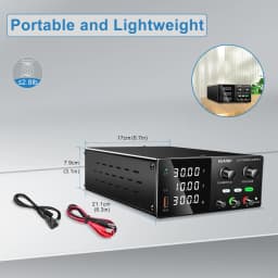 KUAIQU OCP OVP Laboratory Power Supply,160V 2A, 30V 10A 5A Adjustable Regulated Power Supply,OUTPUT Switch, USB Port, For Repair