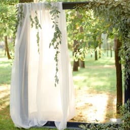 White Tulle Wedding Arch Chiffon Sheer Drapes for Baby Shower Birthday Party Backdrop Curtains Christmas Decoration Home Supplie