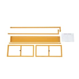 3.0 x 3.0 m Wedding Bow Rectangular, Wedding Bow Rectangular Background Stand Metal Wedding Bow with Base Portable Tube