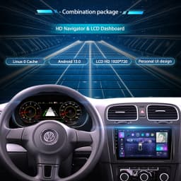 Prelingcar Lcd Digital Cluster Dashboard For VW golf 7 7.5 mk7 2013-20 Years Android Player Maps Navigation Radio Paneel Cockpit