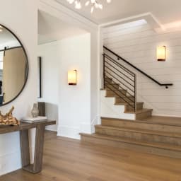 Indoor Wooden Wall Light, G9 Modern Wall Lamp Square,Wall Lighting Fixtures 3000K/4500K/6500K for Hallway Stairs