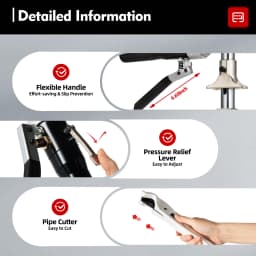 Hydraulic Sliding Sleeve Crimping Tool 16-32mm 3T Pipe Expander Pressing Plier for PEX PPR Underfloor Heating Plumbing