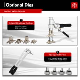 Hydraulic Sliding Sleeve Crimping Tool 16-32mm 3T Pipe Expander Pressing Plier for PEX PPR Underfloor Heating Plumbing