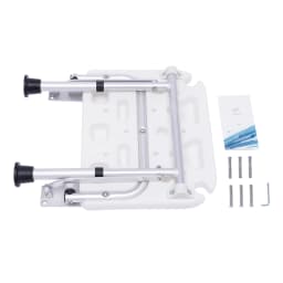 Bathroom Seat Wall Mounting Shower Seat Foldable Folding Seat Shower Stool With Support Legs Maximum Load Capacity 100KG
