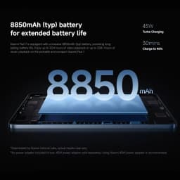 Xiaomi Pad 7 Global Version Snapdragon® 7+ Gen 3 Processor 3.2K 144Hz Display 8850mAh 45W Turbo Charge MI Pad 7