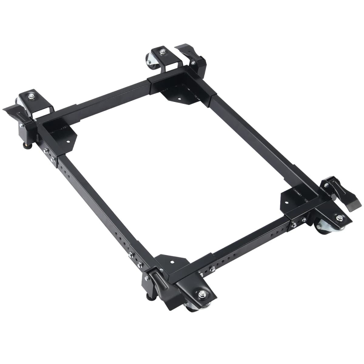 SucceBuy 1500Lbs Washing Machine Stand Movable Refrigerator Mobile Roller Base with Wheels Adjustable Bracket for Home Appliance