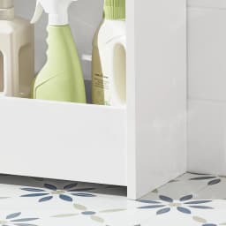 SoBuy BZR48-W niche shelf niches wardrobe narrow shelf bathroom wardrobe bathroom wardrobe with 1 open shelf and 1 flap White