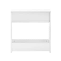 SoBuy BZR48-W niche shelf niches wardrobe narrow shelf bathroom wardrobe bathroom wardrobe with 1 open shelf and 1 flap White
