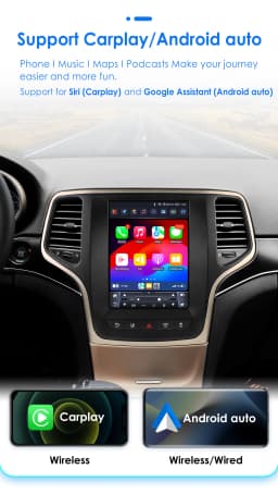 9.7"7862 Carplay Android Auto Car radio for Jeep Grand Cherokee WK2 2014-2022 multimedia GPS navi Stereo 2din Autoradio SWC FM