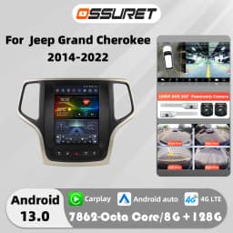 9.7"7862 Carplay Android Auto Car radio for Jeep Grand Cherokee WK2 2014-2022 multimedia GPS navi Stereo 2din Autoradio SWC FM