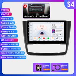 Hizpo Android 13 Car Multimedia Radio For BMW 1-Series 1 Series E87 E81 E82 E88 2004 - 2011 4G GPS Video PLayer Navi Carplay DSP