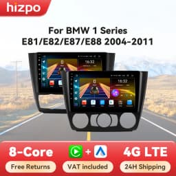 Hizpo Android 13 Car Multimedia Radio For BMW 1-Series 1 Series E87 E81 E82 E88 2004 - 2011 4G GPS Video PLayer Navi Carplay DSP