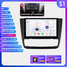Hizpo Android 13 Car Multimedia Radio For BMW 1-Series 1 Series E87 E81 E82 E88 2004 - 2011 4G GPS Video PLayer Navi Carplay DSP