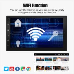 ESSGOO Android 14 Car Radio Wireless Carplay Auto 6 128G Car Multimedia Player GPS Navigator Wi-Fi FM BT Car Stereo