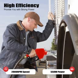 550w Self-priming Diesel Pump 60 L/min Bio Diesel Pump Electric Fuel Oil Pump Fuel Pump w/Fuel Filter and hose