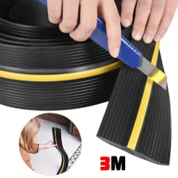 3M Garage Door Seal Strip Universal Threshold Weatherproof Floor Seal Rubber DIY Seal Replacement Keep Garages Door Clean Dry
