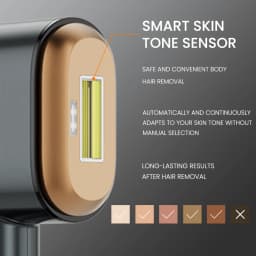Sapphire Cooling IPL Hair Removal 10℃ Skin Temp Control Painless Safe Permanent Smart Sensor Hair Remover For Women Men Body
