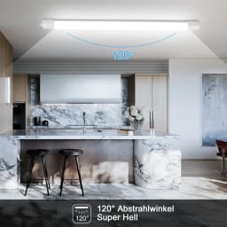 4-Pack 60cm/90cm LED Ceiling Light, IP66 Waterproof Tube, 20W/30W Workshop Tube, 4000K, Suitable for balcony, Garage, Basement.