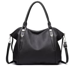 Miss Lulu WOMEN'S Big Shopper Tote Bag, Elegant handbag, Large shoulder bag for Commuting, Travel and Shopping, Practical