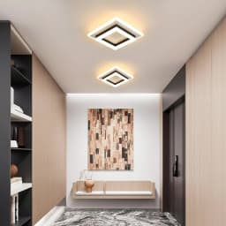 LED Ceiling Light, 24W Modern Ceiling Lamp for Bedroom Hallway Office Kitchen Living Room Warm White 3000K [Energy Class E]