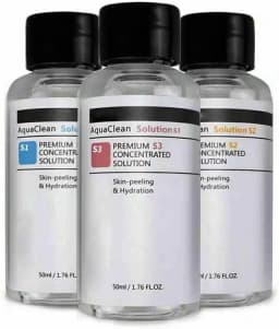 Aqua Hydra Peeling Solution Serum 3pcs Professional 40x Diluted Facial Treatment for Hydra Dermabrasion, Oxygen Infusion