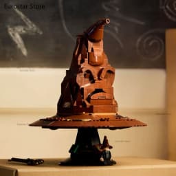 Sorting Witch Hat Building Blocks Model Toy Fit 76429 Witch Pottered Wizard Hats Collection Christmas Birthday Gifts