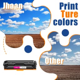 Jhaan 207A W2213A Toner Magenta (with Chip) Compatible with HP Laserjet Pro MFP M283fdw M255dw M282nw M283fdn M255nw M283 M255
