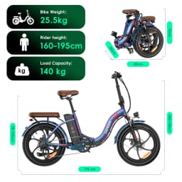 Fafrees F20 Pro Folding Electric Bike Adults City E-bike with 36V 18Ah Removable Battery