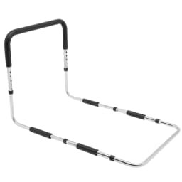 Bed Rail, Adjustable Stability Grab Bar Assist Railing Bed Support Bar Handicap Mobility with Fixing Strap for Elderly Seniors