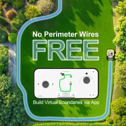 UBHOME M10 Robot Lawn Mower - Wireless, 1000m², 90 min Runtime, 55% Incline, RTK+AI Vision Robotic Lawnmower with App Control