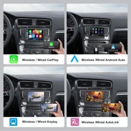 REEIIO Wireless Carplay Android Auto Module Box for VW Volkswagen Skoda Octavia A5 Golf 7 Polo Passat B8 Mirror Link MIB MIB2
