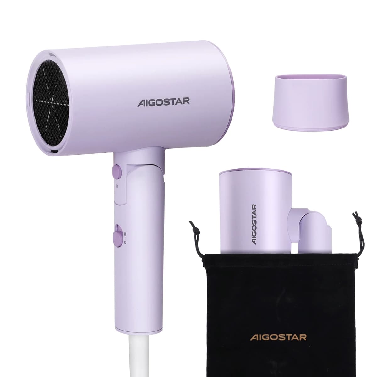 Aigostar Hair Dryer 2100W WITH IONIZATION Cold air + Concentrator